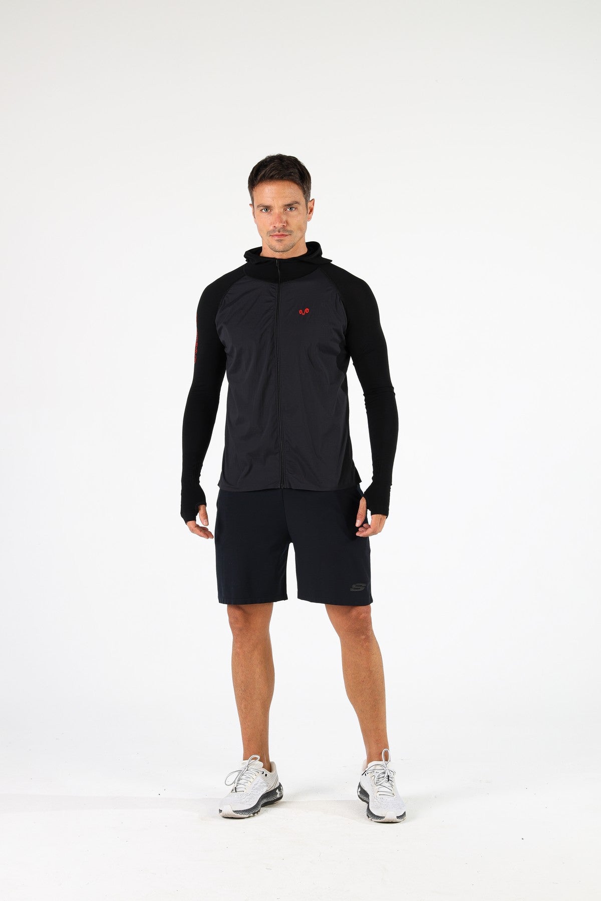 PAKKE Hybrid FULL ZIP SPORT HOODIE SLIM FIT