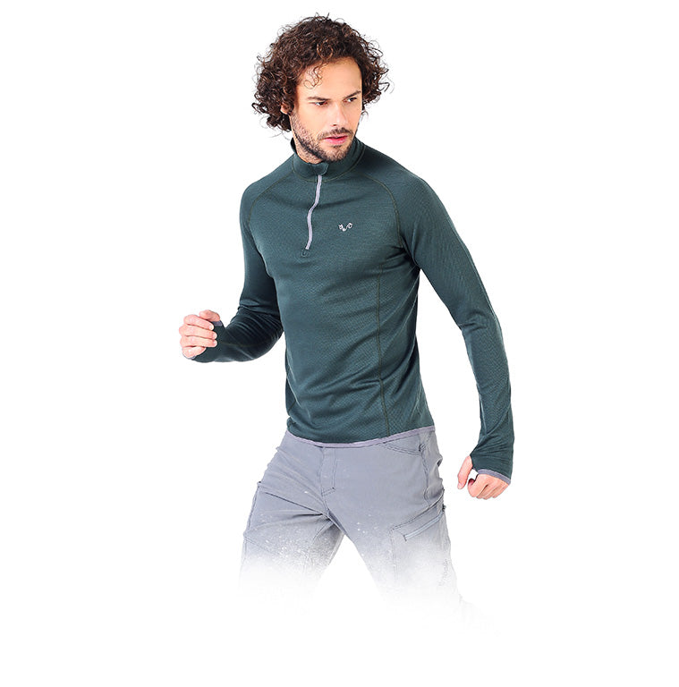 HALLDOR LONG SLEEVE WITH ZIP SLIM FIT