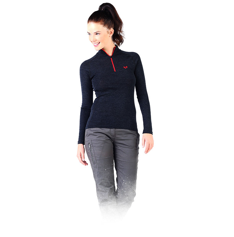 VEGA LONG SLEEVE WITH ZIPPER SLIM FIT (жени)