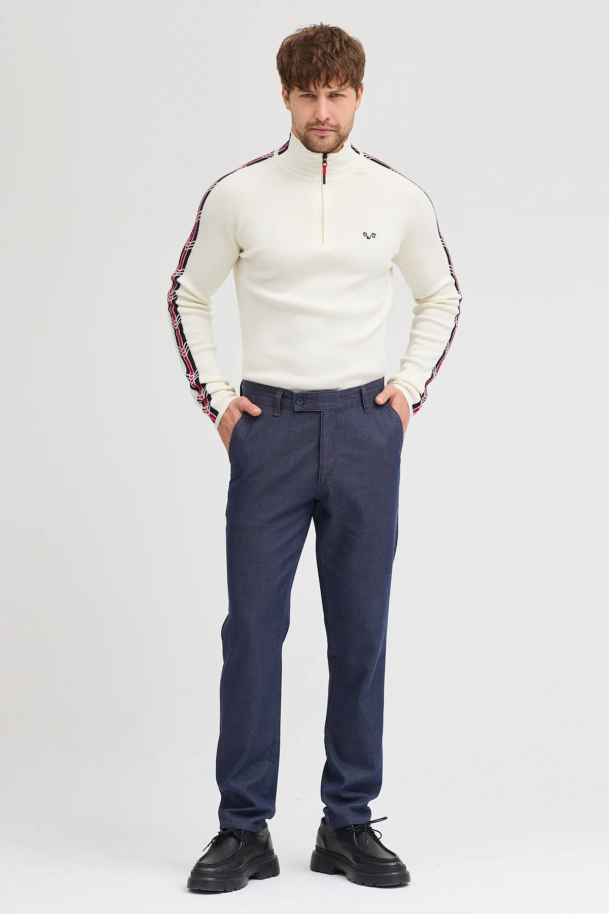 Bluewool машки пантолони merino 260G