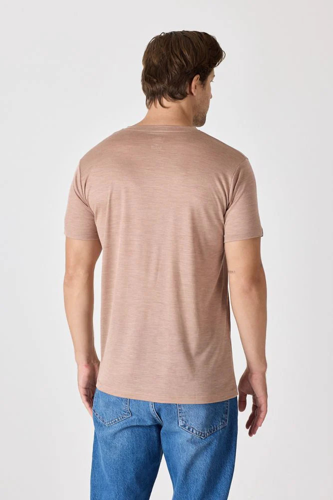Terra Print T-Shirt 50% merino 50% Lyocell